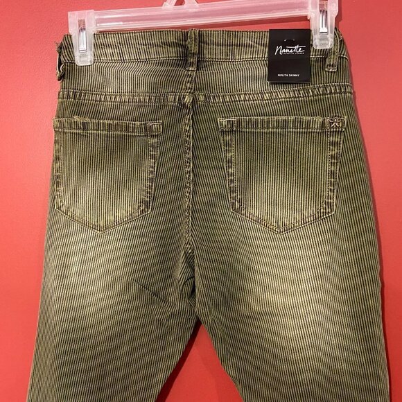 Nanette Lepore Women's Nolita Silver Sage Skinny Jeans - Size 4 - Picture 3 of 6